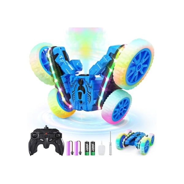 Remote Control Transforming Stunt Car with LED Lights