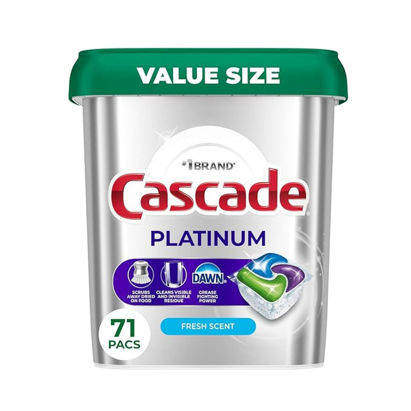 71-Count Cascade Platinum Dishwasher Pods