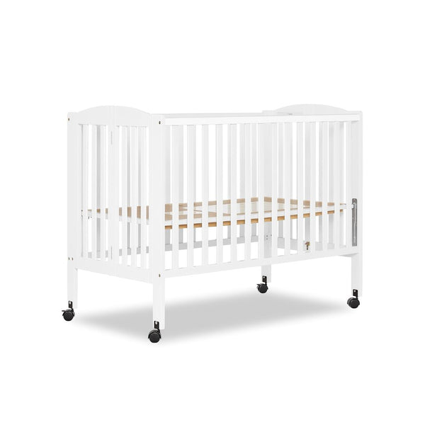 Dream On Me Full Size 2-in-1 Folding Stationary Side Crib