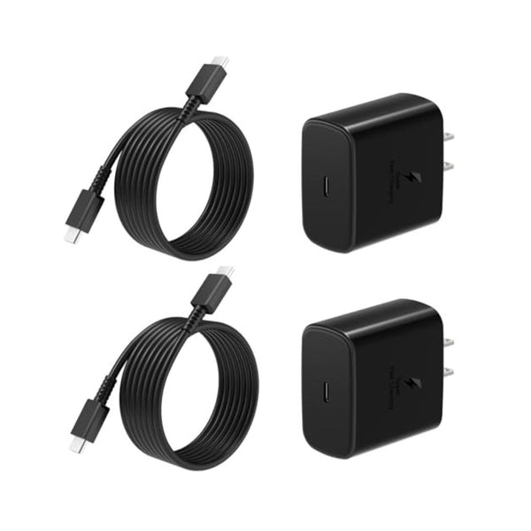 2 Pack 45W USB C Fast Charger with Cable