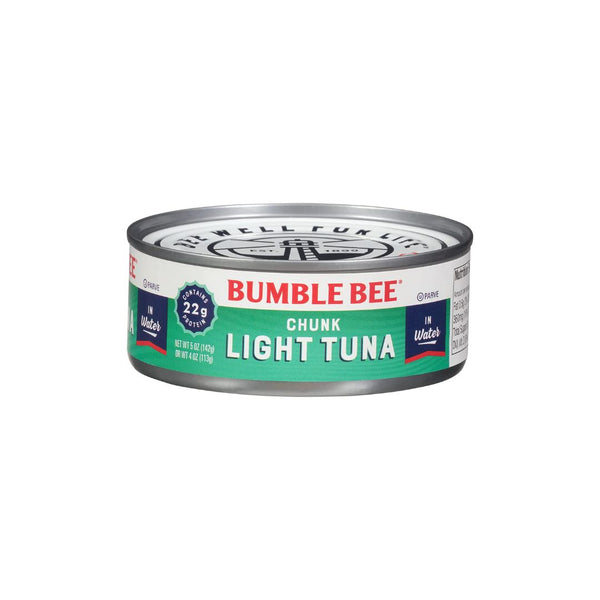 Pack of 48 Bumble Bee Chunk Light Tuna In Water, 5 Oz Cans