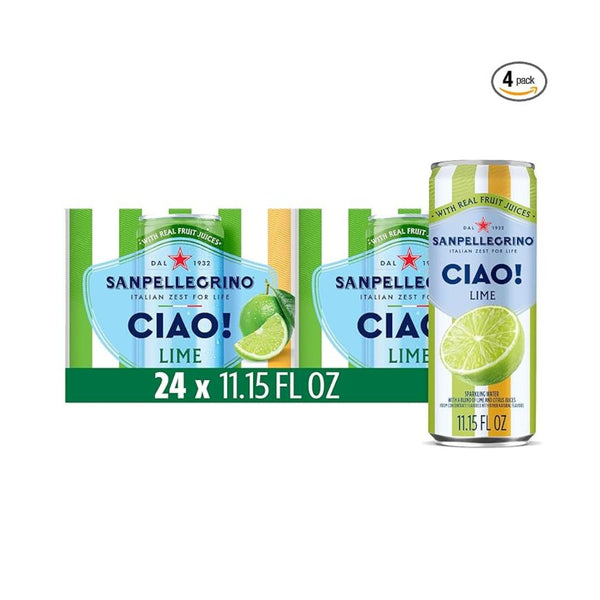 24-Pack Sanpellegrino CIAO Low-Calorie Italian Sparkling Water