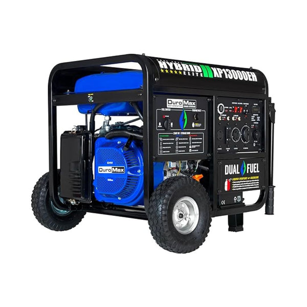 DuroMax XP13000EH 13,000-Watt Dual Fuel Portable Generator - Gas & Propane