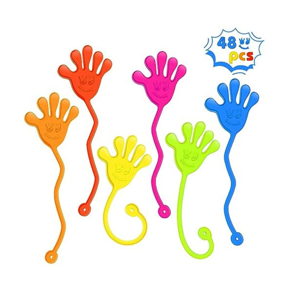 48 Pack Sticky Hands Party Favors Kids Toys
