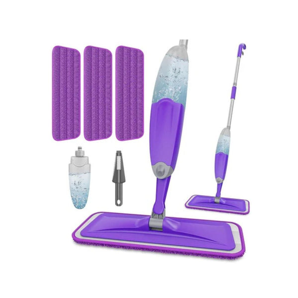 Spray Mop With 3 Microfiber Pads