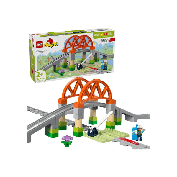 LEGO DUPLO Town Train Bridge and Tracks Expansion Set