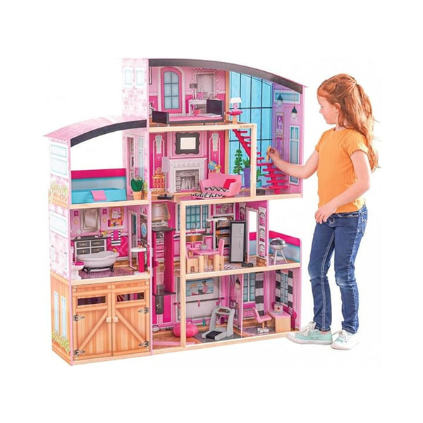 KidKraft Wooden Dollhouse Shimmer Mansion for 12" Dolls