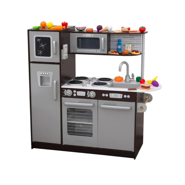 KidKraft Uptown Espresso Wooden Play Kitchen