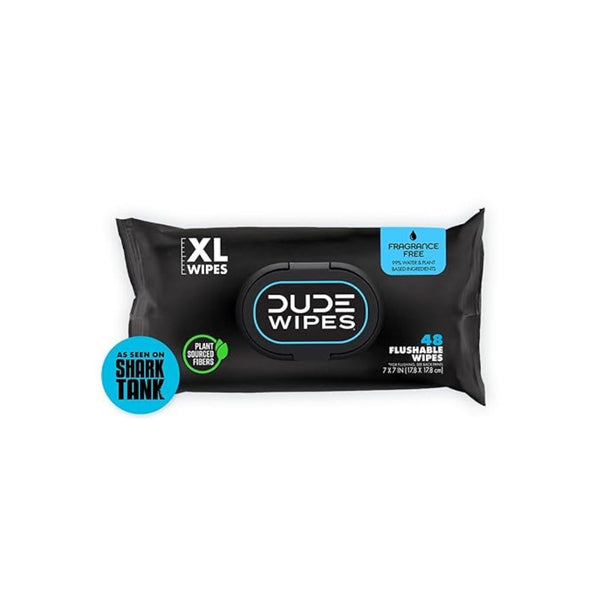 48-Count DUDE Wipes Flushable Wipes