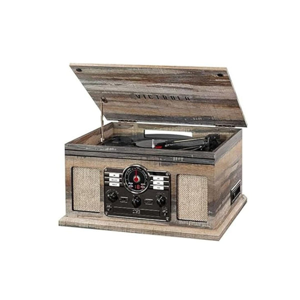 Victrola 6-in-1 Bluetooth Record Player with CD & Cassette