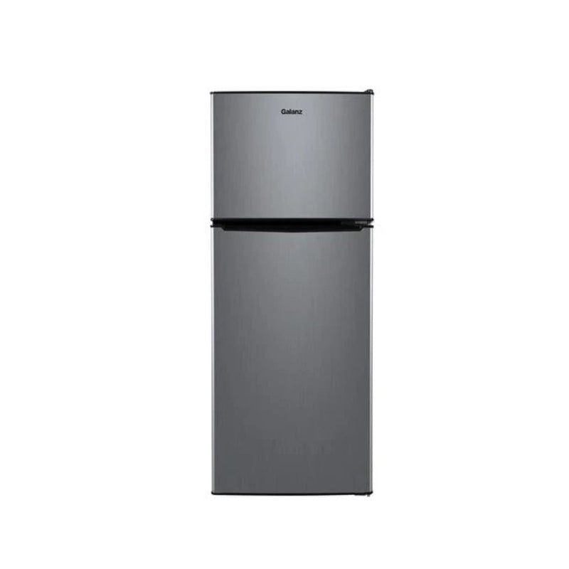 Galanz 4.6 Cu Ft Two-Door Mini Fridge with Freezer
