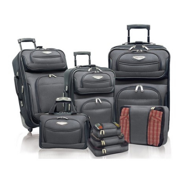 8 Piece Travel Select Amsterdam Softside Luggage Set