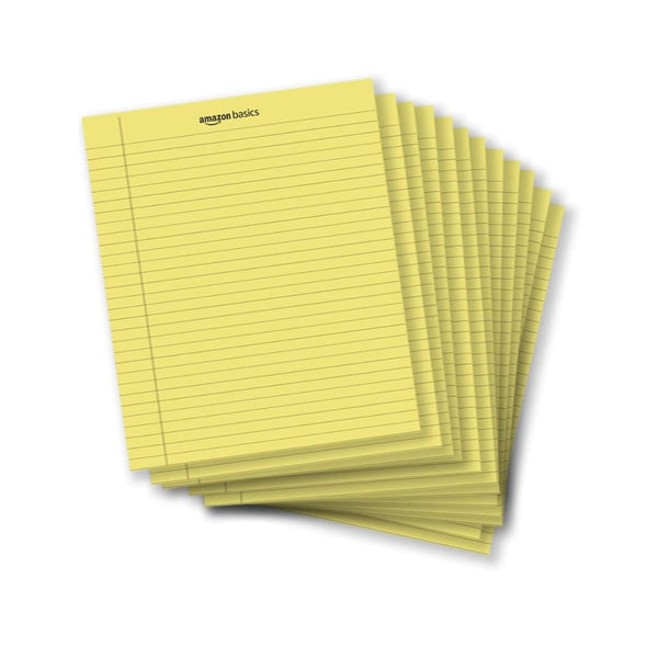 72-Count Amazon Basics Legal/Wide Ruled 8.5 x 11.75 inch Legal Pad
