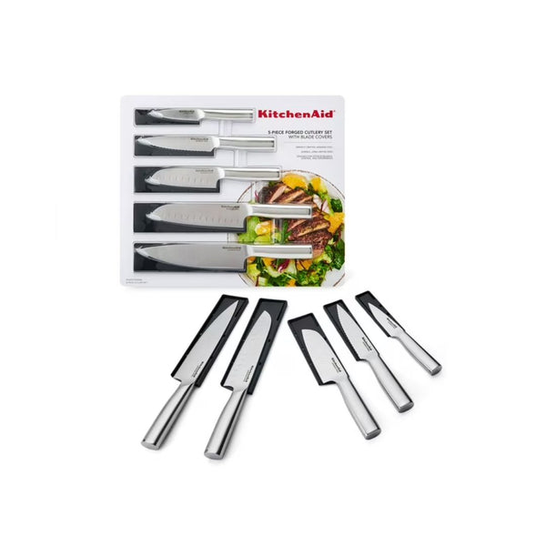 5-Piece KitchenAid Gourmet Forged Stainless Steel Knife Set
