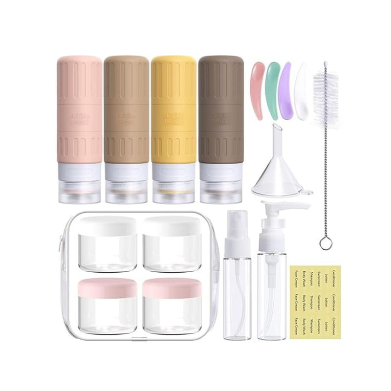 18-Pack Travel Bottles, TSA Approved