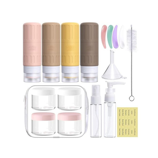 18-Pack Travel Bottles, TSA Approved
