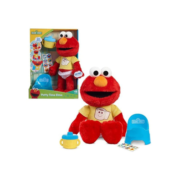 12-Inch Sesame Street Potty Time Elmo Plush Toy