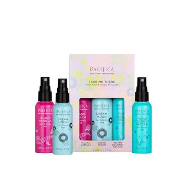 Pacifica Hair & Body Mist Fragrance Travel Gift Set