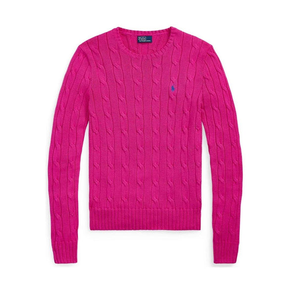 Polo Ralph Lauren Women’s Cable-Knit Cotton Crewneck Sweater