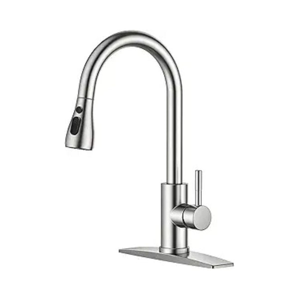 Kitchen Faucet with Pull Down Sprayer, High Arc