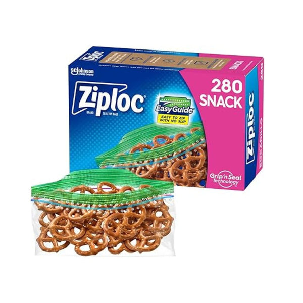 280-Count Ziploc Snack Bags