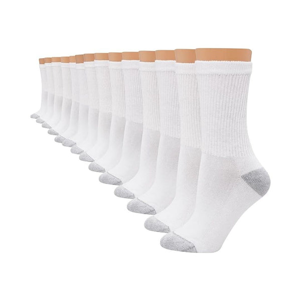 Hanes Women's Soft Moisture-Wicking Crew Socks