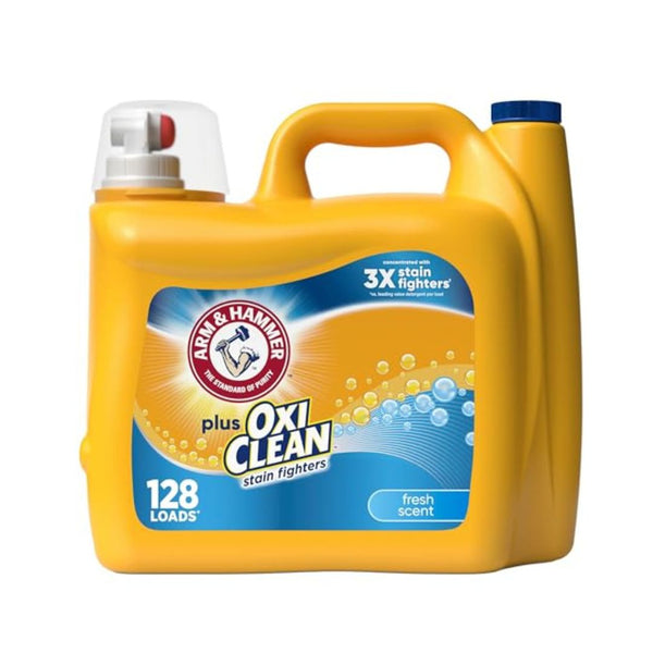 128 Loads Arm & Hammer OxiClean Liquid Laundry Detergent