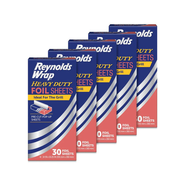 Reynolds Heavy Duty Aluminum Foil Sheets, 150 Count