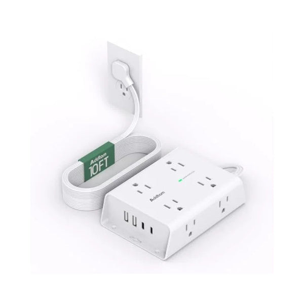 8 Outlets 4 USB Port 10 ft Power Strip