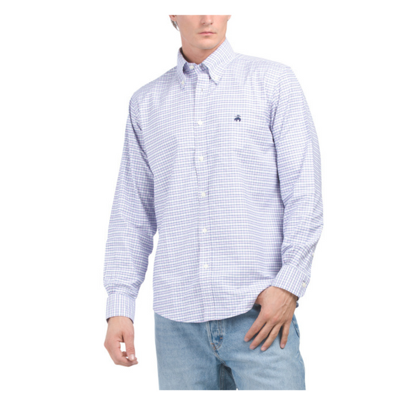 Brooks Brothers Non Iron Stretch Oxford Check Shirt – simplexdeals