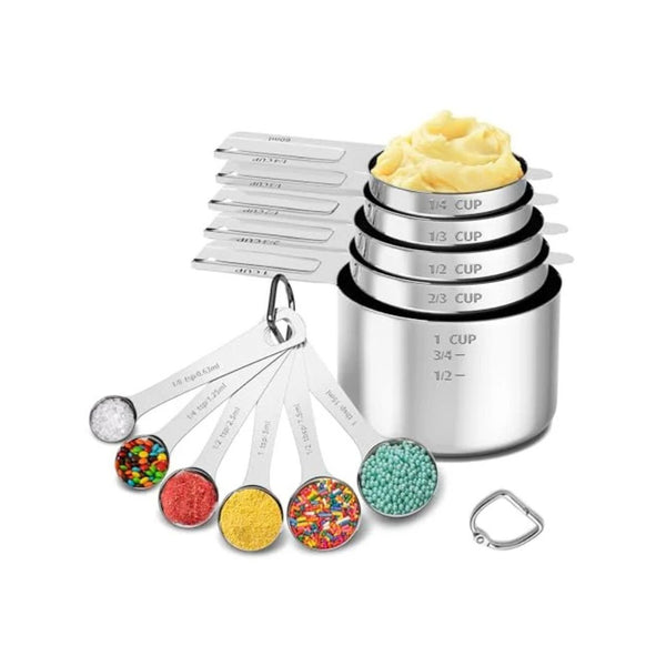 11 Piece Measuring Cups Spoons Set