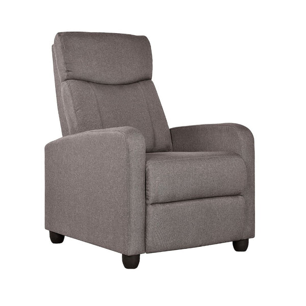 Push-Back Recliner with Adjustable Footrest