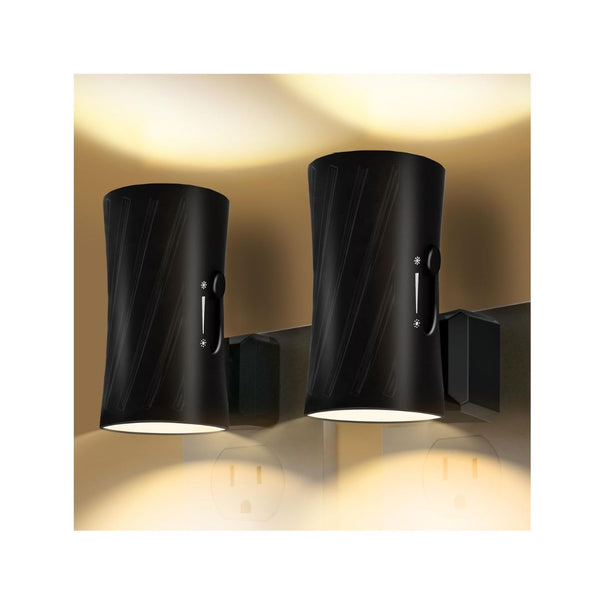2-Pack LED Plug in Night Light