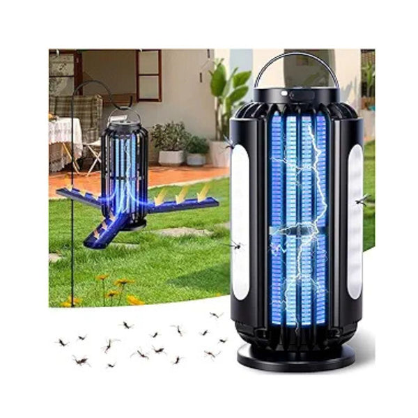 Solar Powered Cordless Bug Zapper for Indoor Outdoor