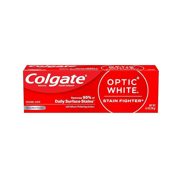 Colgate Optic White Stain Fighter Whitening Toothpaste