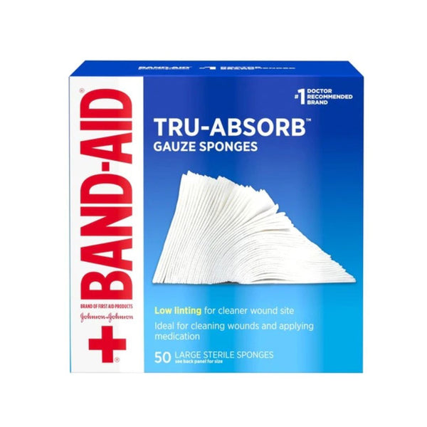 50 Band-Aid Large Gauze Pads