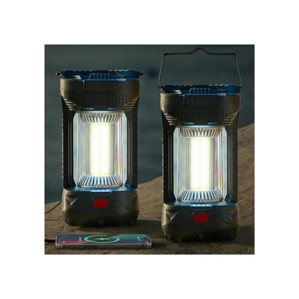 2 Rechargeable Camping Lanterns With Phone Charger