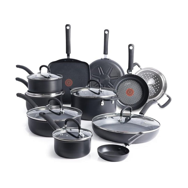 17-Piece T-fal Ultimate Hard Anodized Nonstick Cookware Set