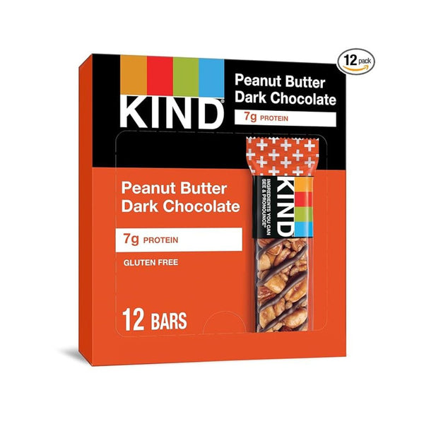 12-Count Kind Plus Bar, Peanut Butter Dark Chocolate