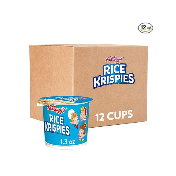 12-Count Kellogg's Rice Krispies Breakfast Cereal Cups