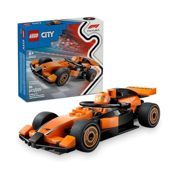 LEGO City F1 Driver with McLaren Race Car Toy