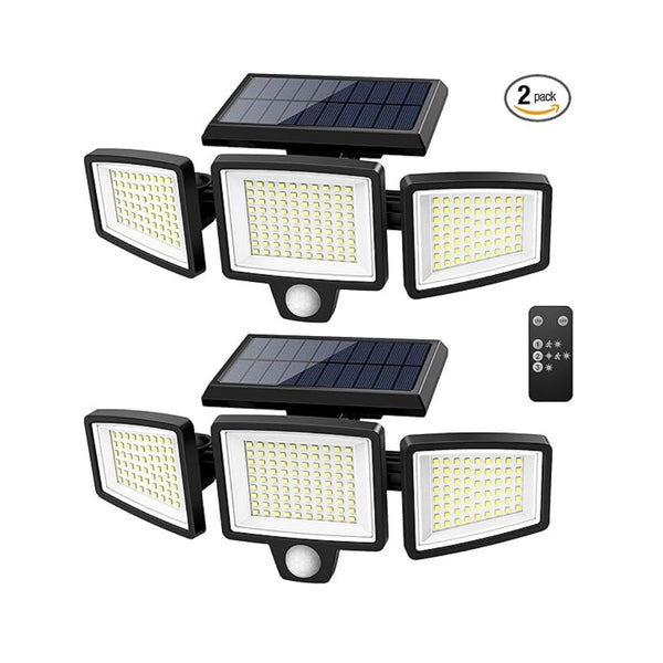 2-Pack Solar Outdoor Lights
