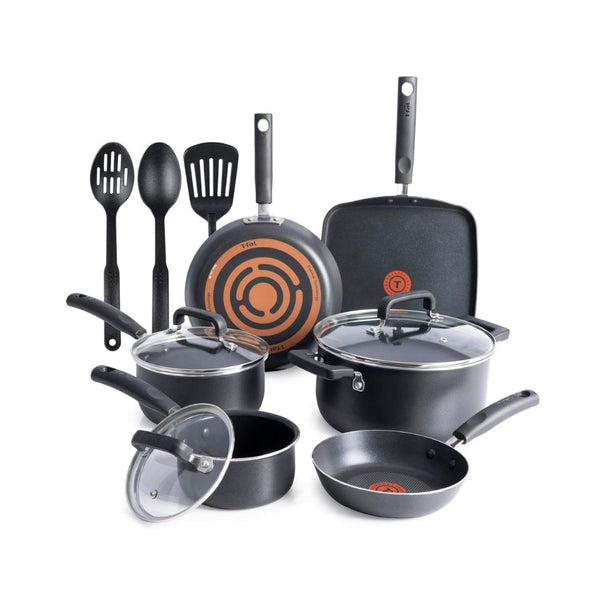 12-Piece T-fal Signature Nonstick Cookware Set