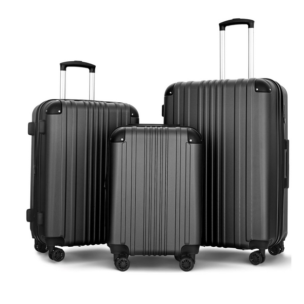 3 Piece Expandable Luggage Set With TSA Locks