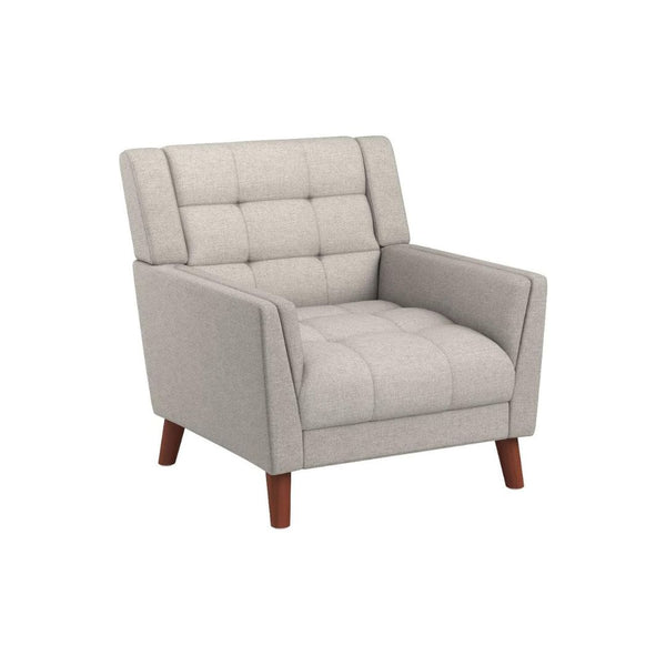 Christopher Knight Home Evelyn Mid Century Modern Fabric Arm Chair