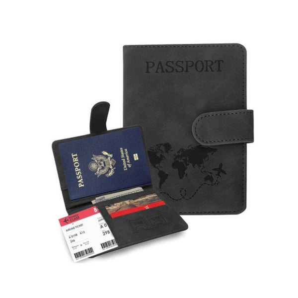 RFID Passport Holder with Magnetic Closure