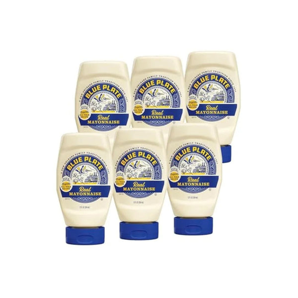 6-Pack Blue Plate Real Mayonnaise 12oz