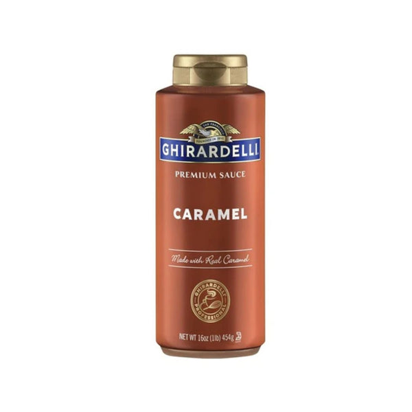 Ghirardelli Caramel Sauce Squeeze Bottle (Kof-K Dairy, 16oz)