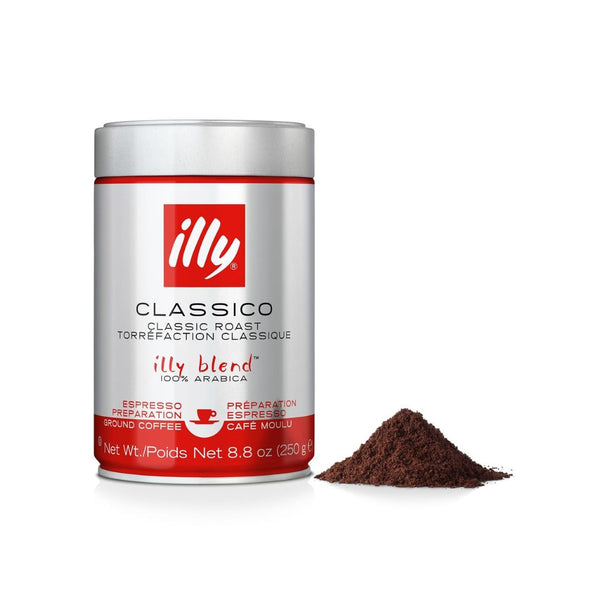 Illy Classico Ground Espresso Coffee