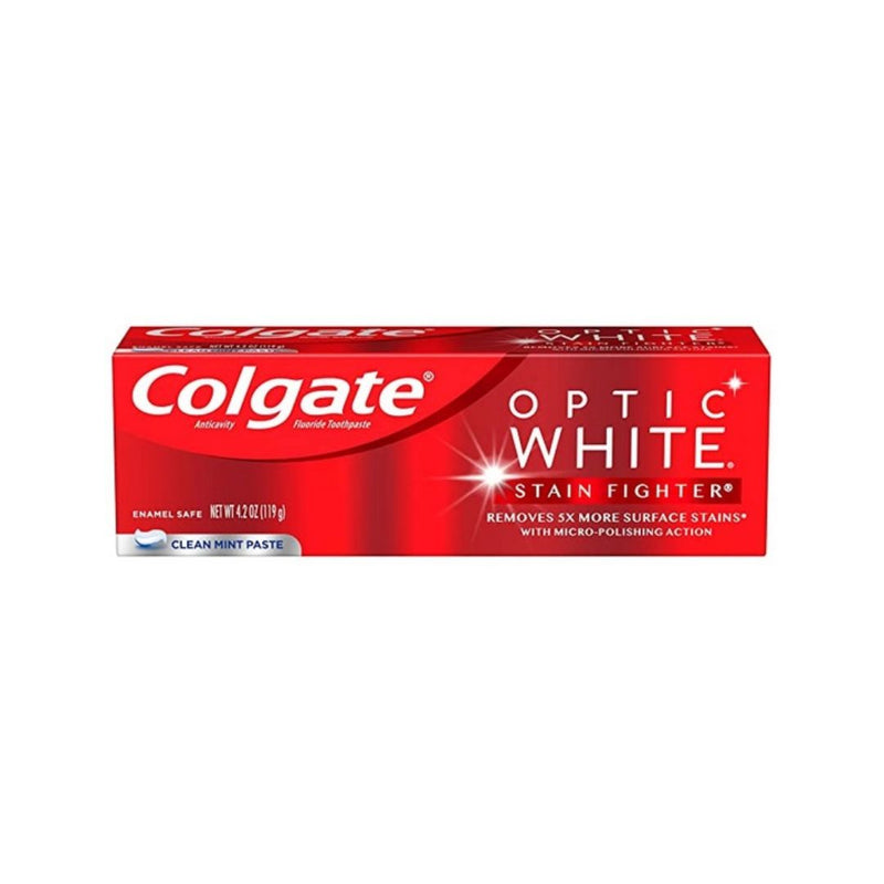 3 Colgate Optic White Stain Fighter Whitening Toothpaste + Get $5 Amazon Promotional Credit!